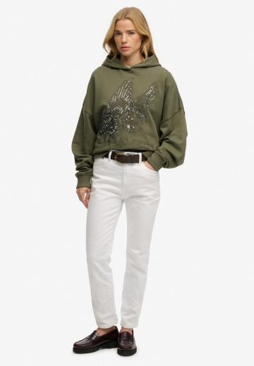 Пуловер с капюшоном