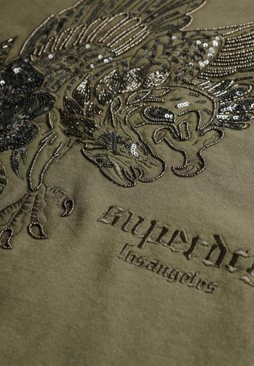 Пуловер с капюшоном