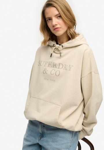 Пуловер с капюшоном