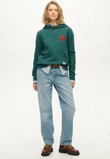 Пуловер с капюшоном