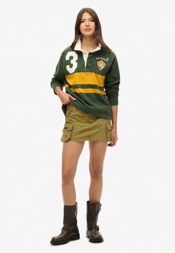 Юбка с накладными карманами