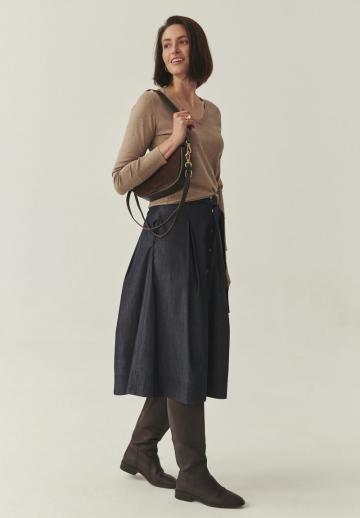 Пуловер с рукавом три четверти