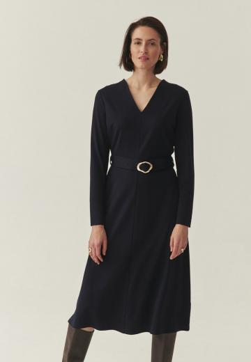 Вязаное платье