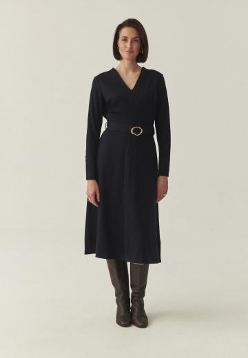 Вязаное платье