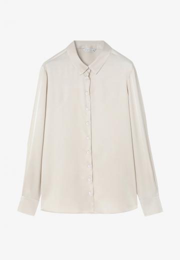 Атласная блузка