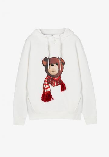 Пуловер с капюшоном