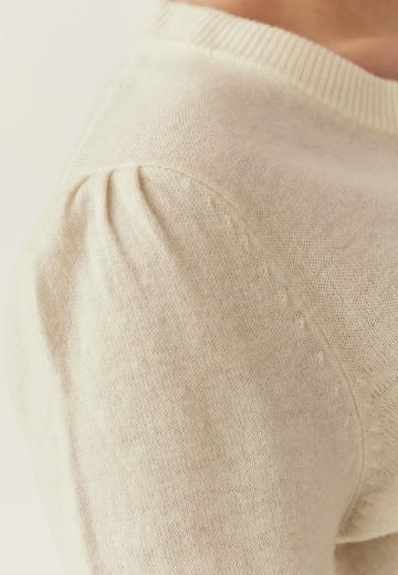 Пуловер с рукавом три четверти