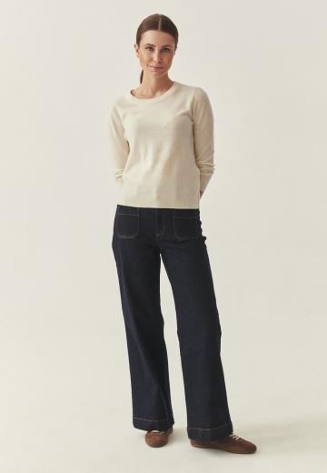 Пуловер с рукавом три четверти