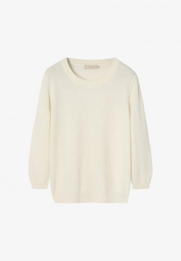 Пуловер с рукавом три четверти