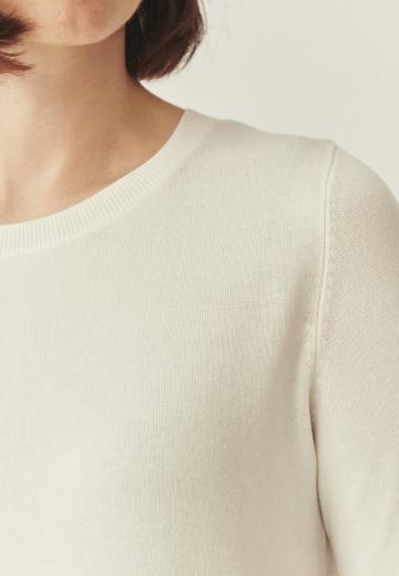 Пуловер с рукавом три четверти