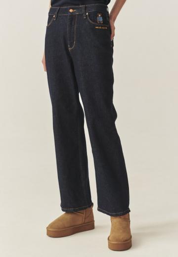 Прямые джинсы