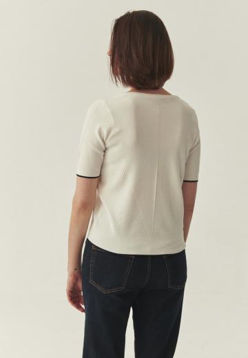 Пуловер с коротким рукавом