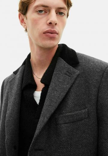 Шерстяное пальто