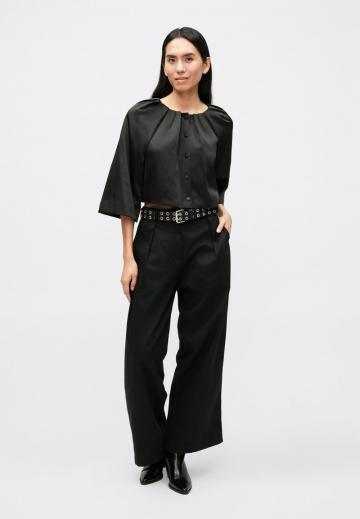 Атласная блузка