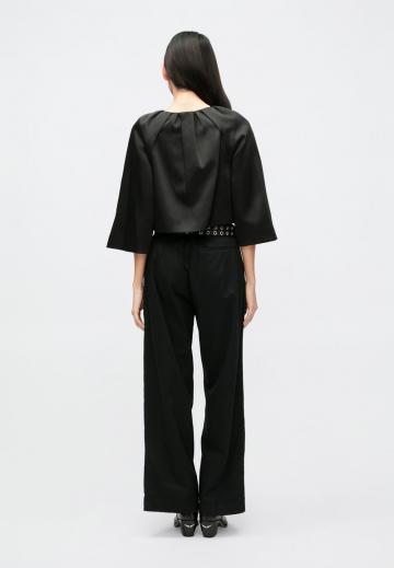 Атласная блузка