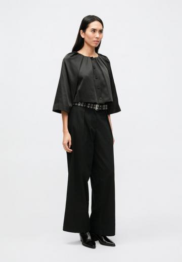 Атласная блузка