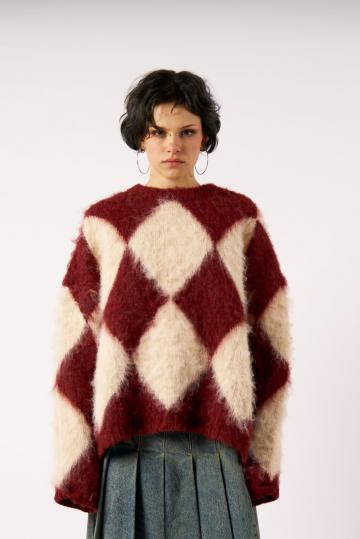 Длинный пуловер