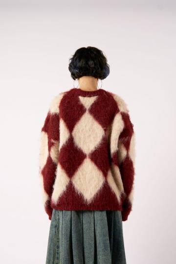 Длинный пуловер