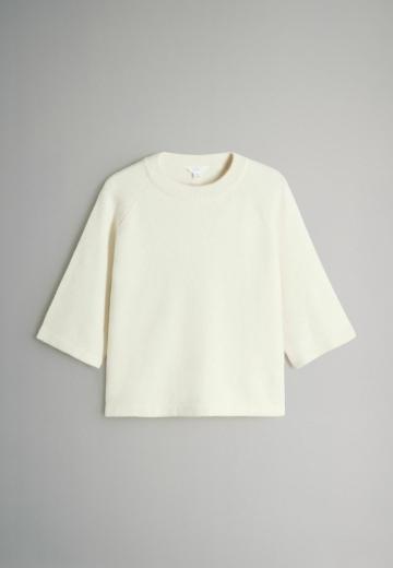 Пуловер с рукавом три четверти