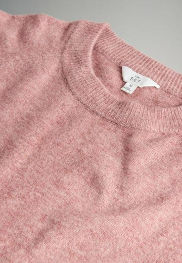 Пуловер с рукавом три четверти