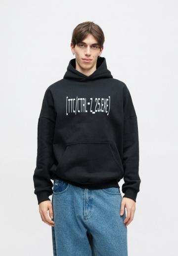 Пуловер с капюшоном