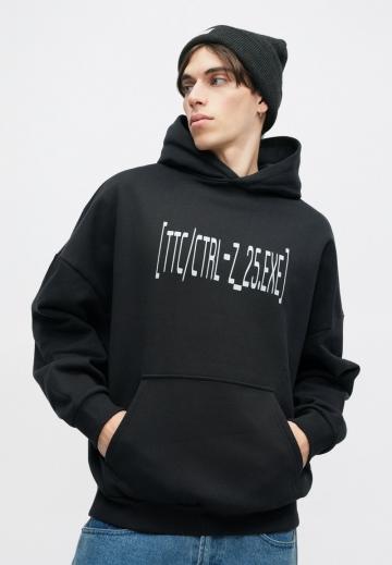 Пуловер с капюшоном