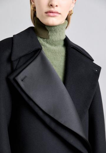 Шерстяное пальто