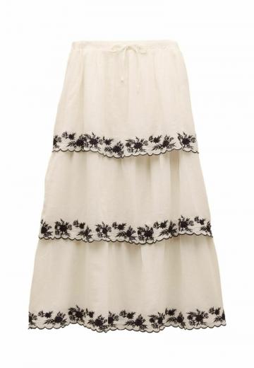 Юбка с воланами