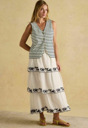 Юбка с воланами