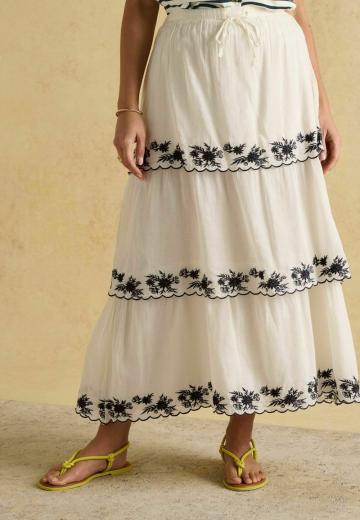 Юбка с воланами