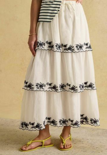 Юбка с воланами