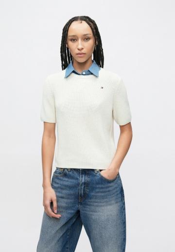 Пуловер с коротким рукавом