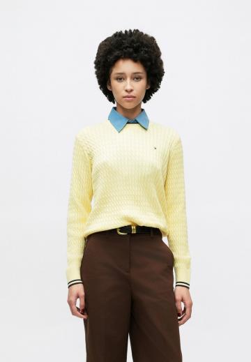 Пуловер в полоску