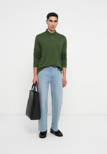 Поло с длинным рукавом