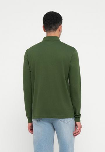 Поло с длинным рукавом