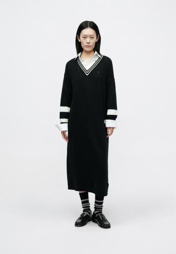 Вязаное платье