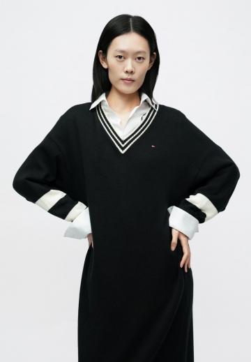 Вязаное платье