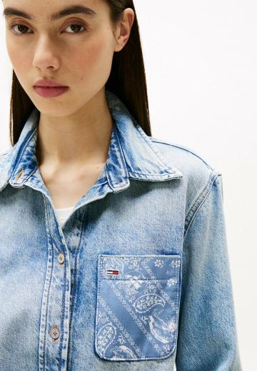 Джинсовая блузка