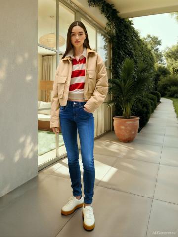 Узкие джинсы