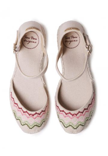 Туфли на танкетке