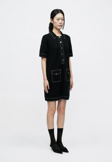 Вязаное платье