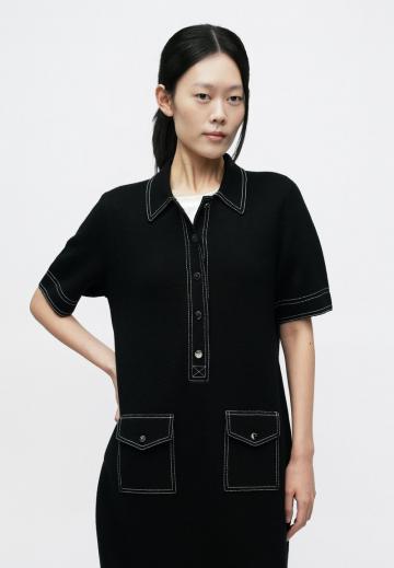 Вязаное платье