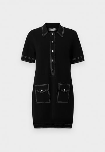 Вязаное платье