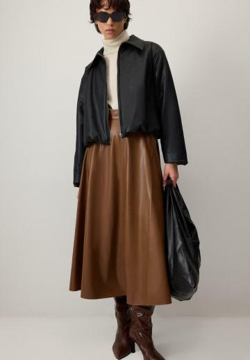 Кожаная юбка