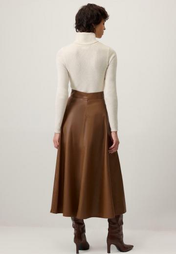 Кожаная юбка