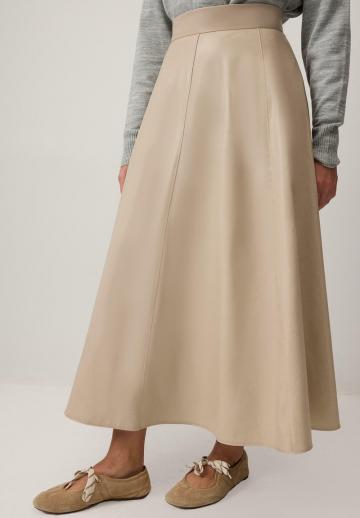 Кожаная юбка