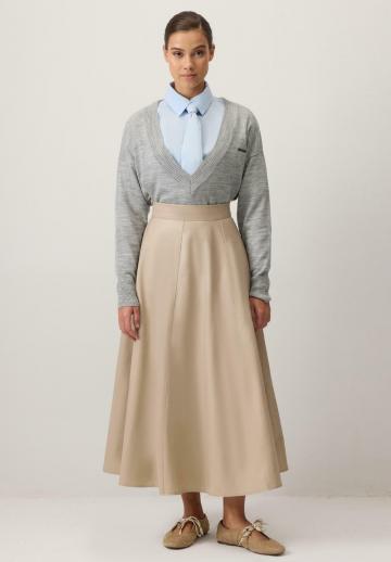 Кожаная юбка