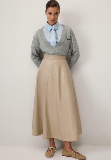 Кожаная юбка