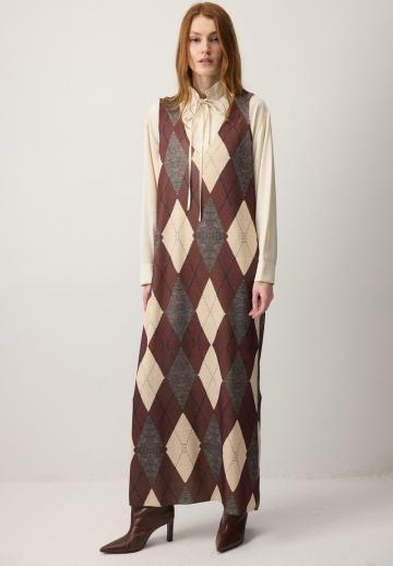 Вязаное платье