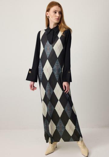 Вязаное платье